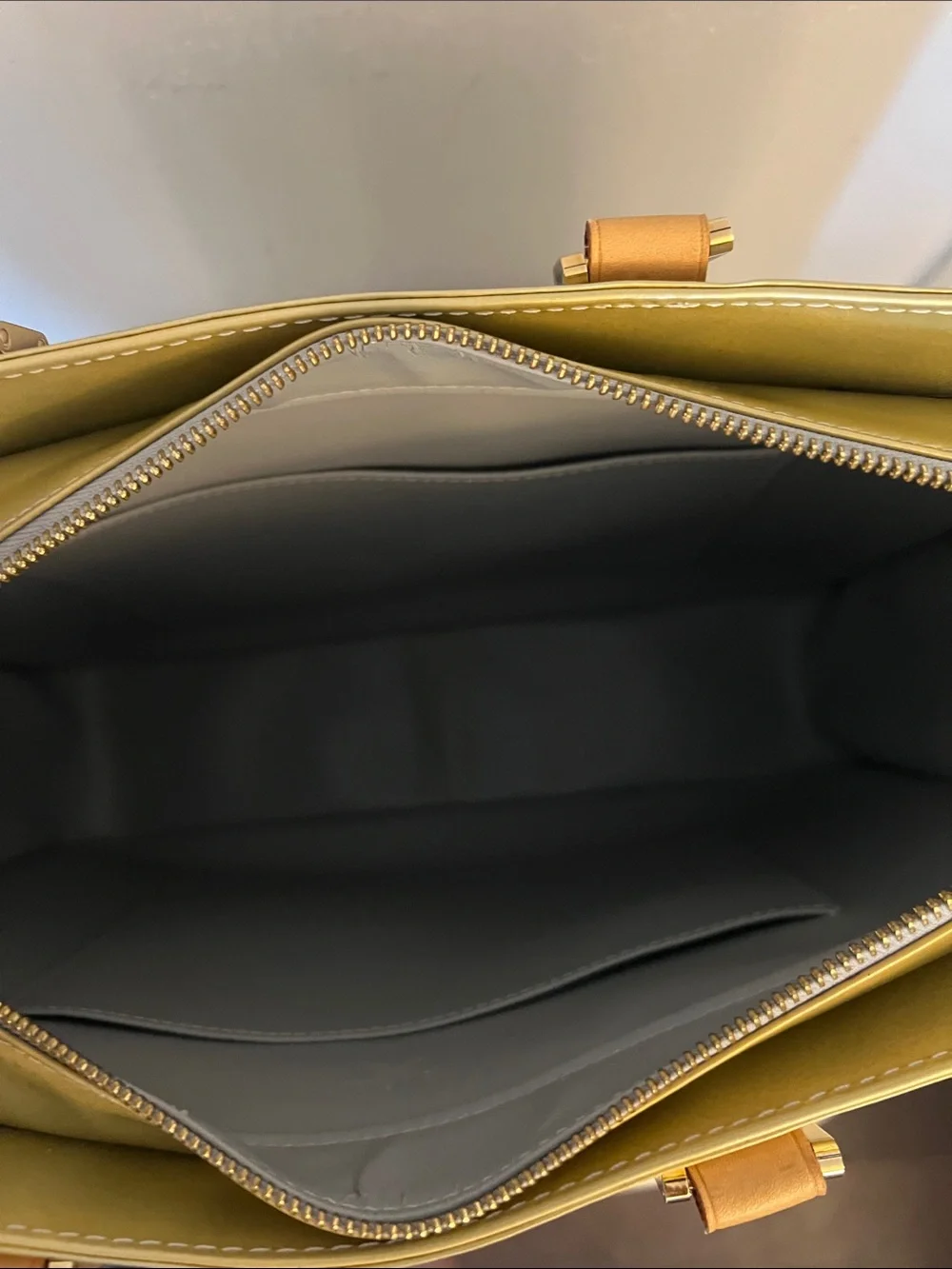 LOUIS VUITTON Vernis purse with COA
